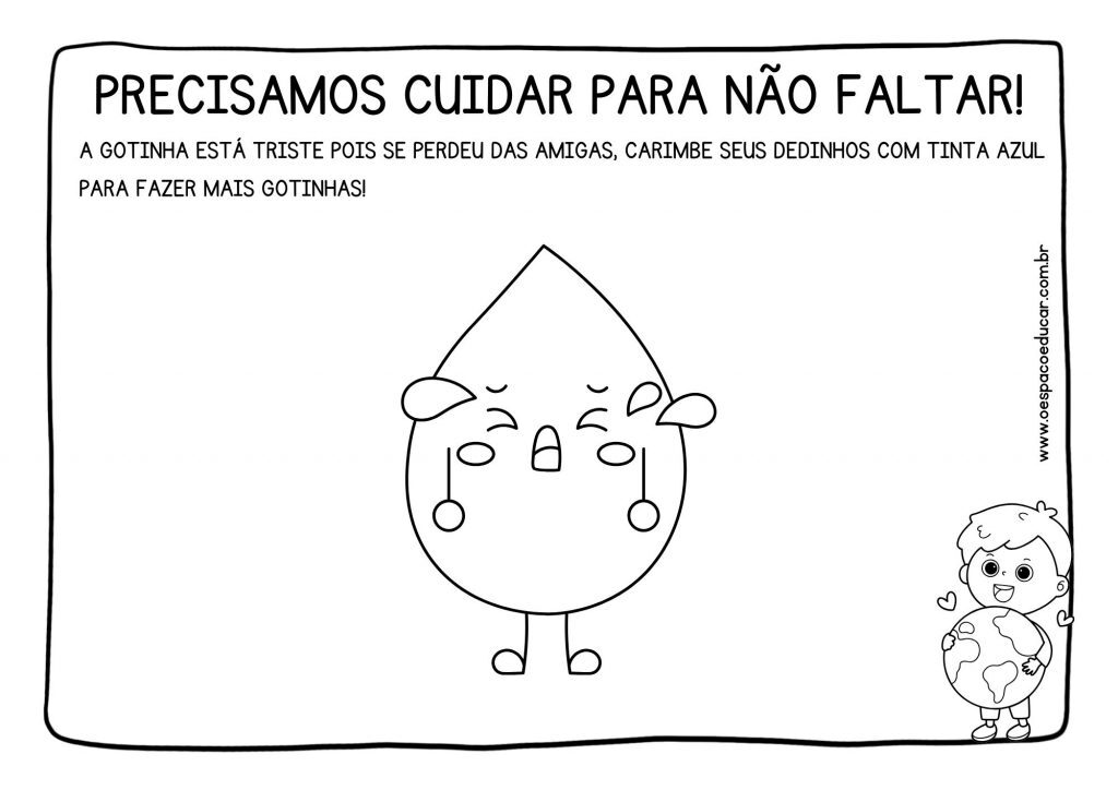 Educação Infantil: atividades para o dia da água!
