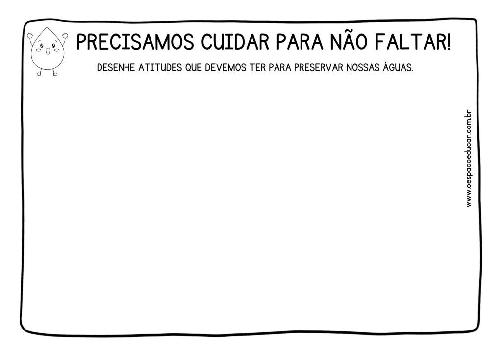 Educação Infantil: atividades para o dia da água!