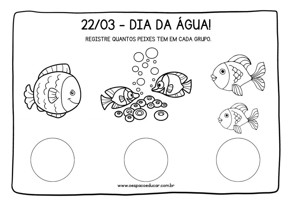 Educação Infantil: atividades para o dia da água!