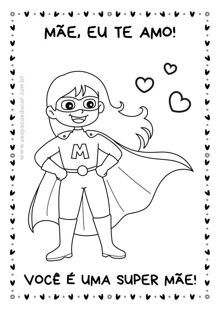 Dia das Mães: para colorir!