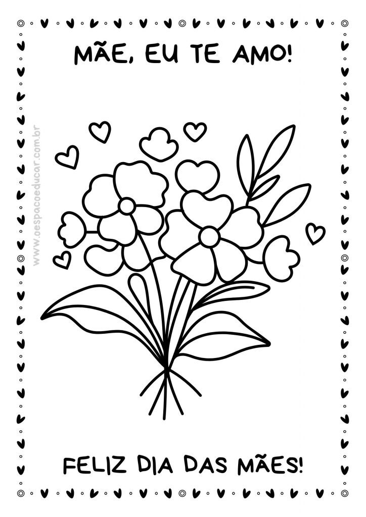 Dia das Mães: para colorir!