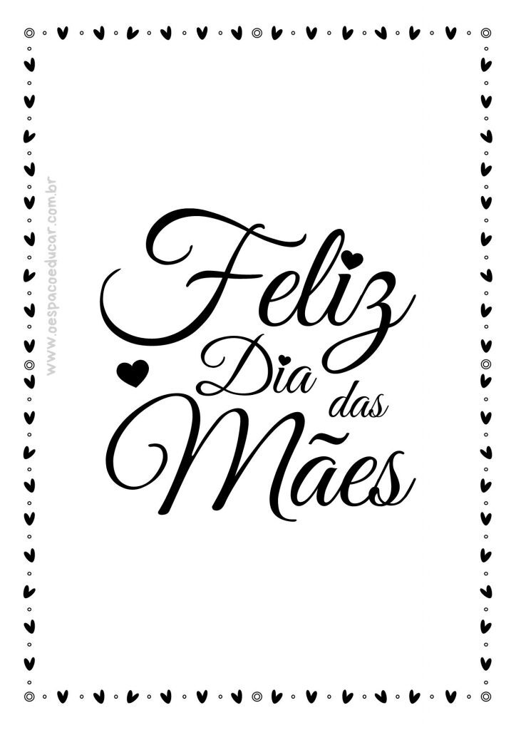 Dia das Mães: para colorir!