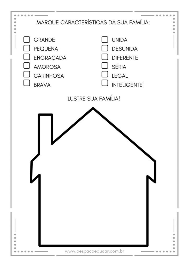 Dia da Família: atividades!