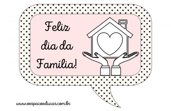 Dia da Família: 19 modelos de plaquinhas comemorativas!