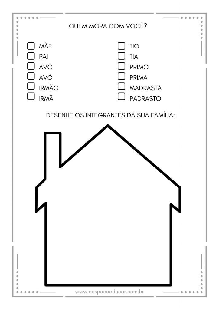 Dia da Família: atividades!