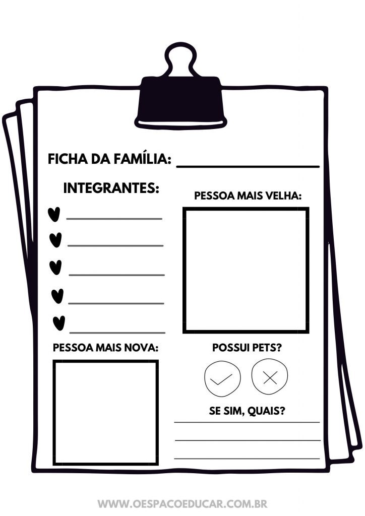 Dia da Família: atividades!