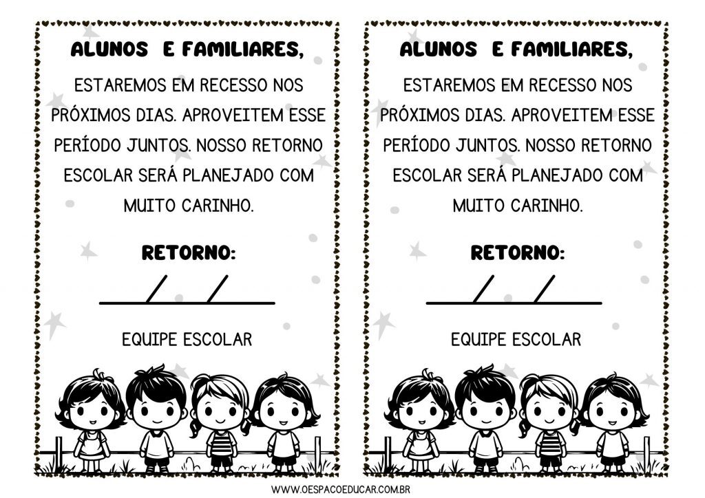 ALUNOS E FAMILIARES