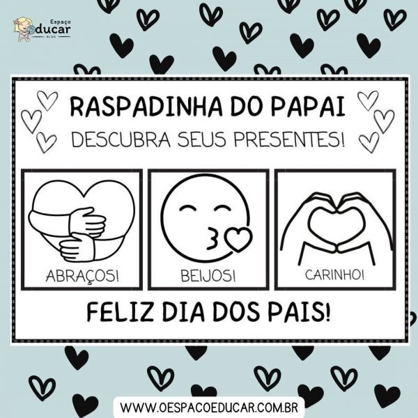 Dia dos Pais: raspadinha do Papai!