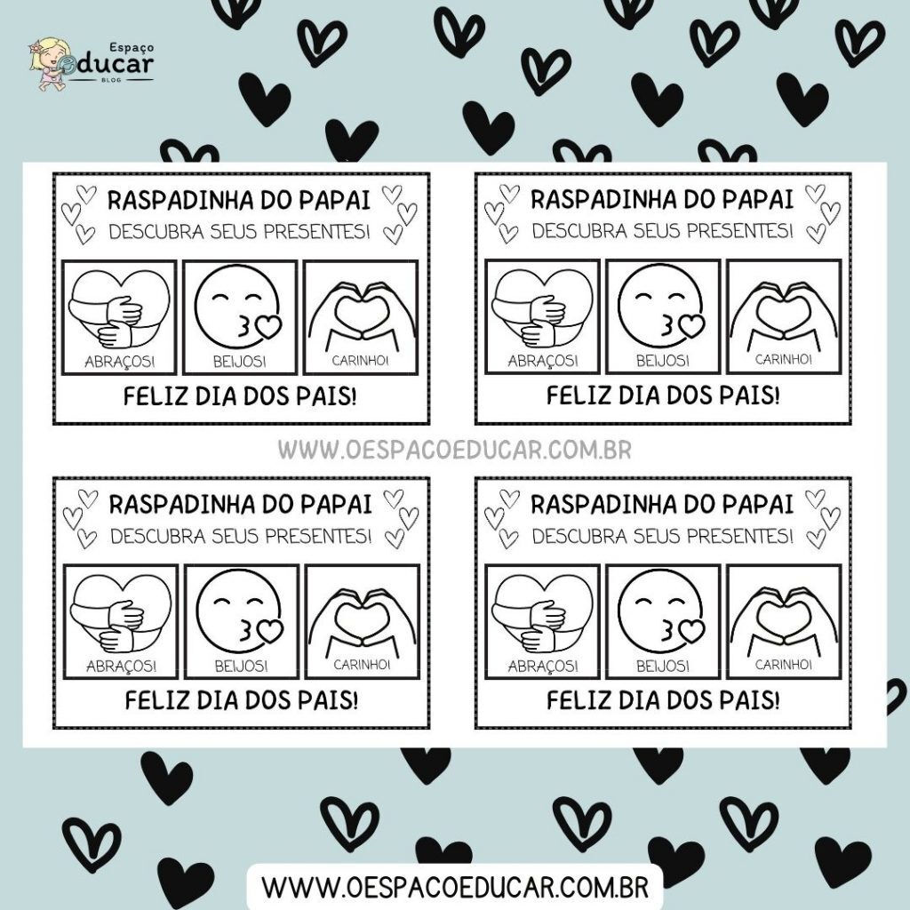 Dia dos Pais: raspadinha do Papai!