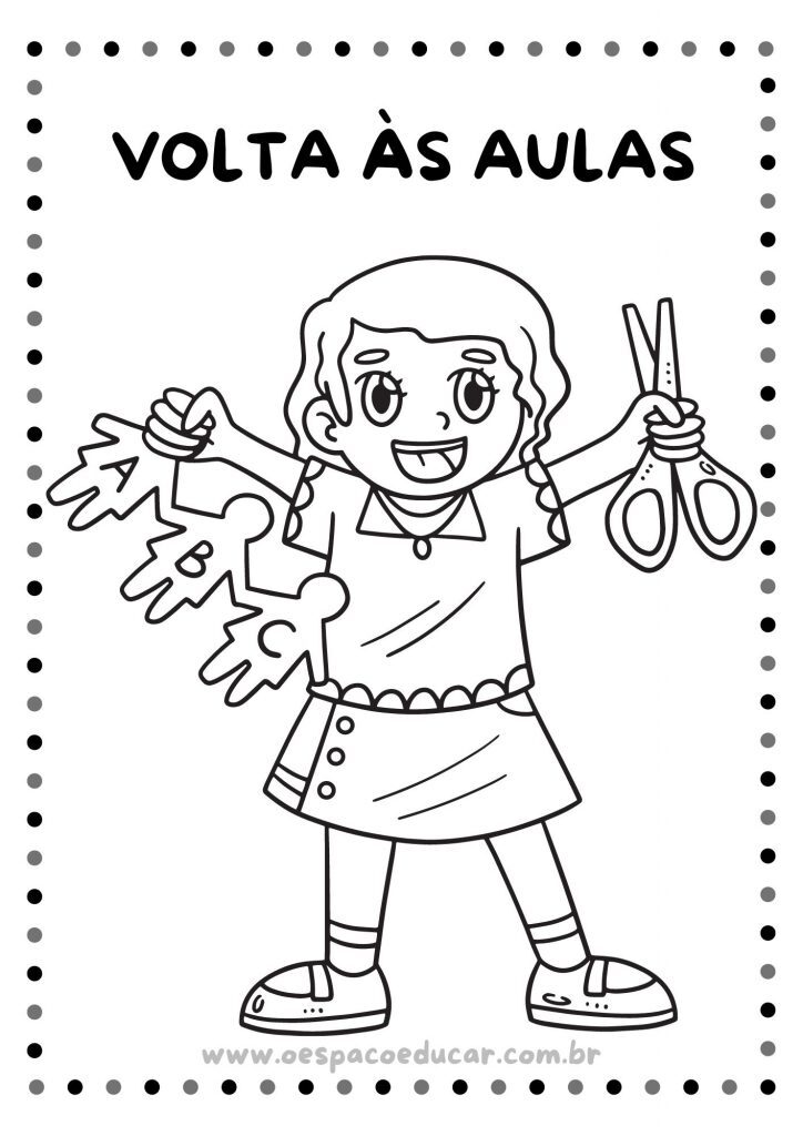Volta às aulas: para colorir!