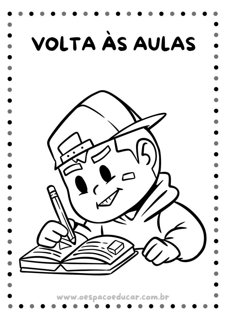 Volta às aulas: para colorir!