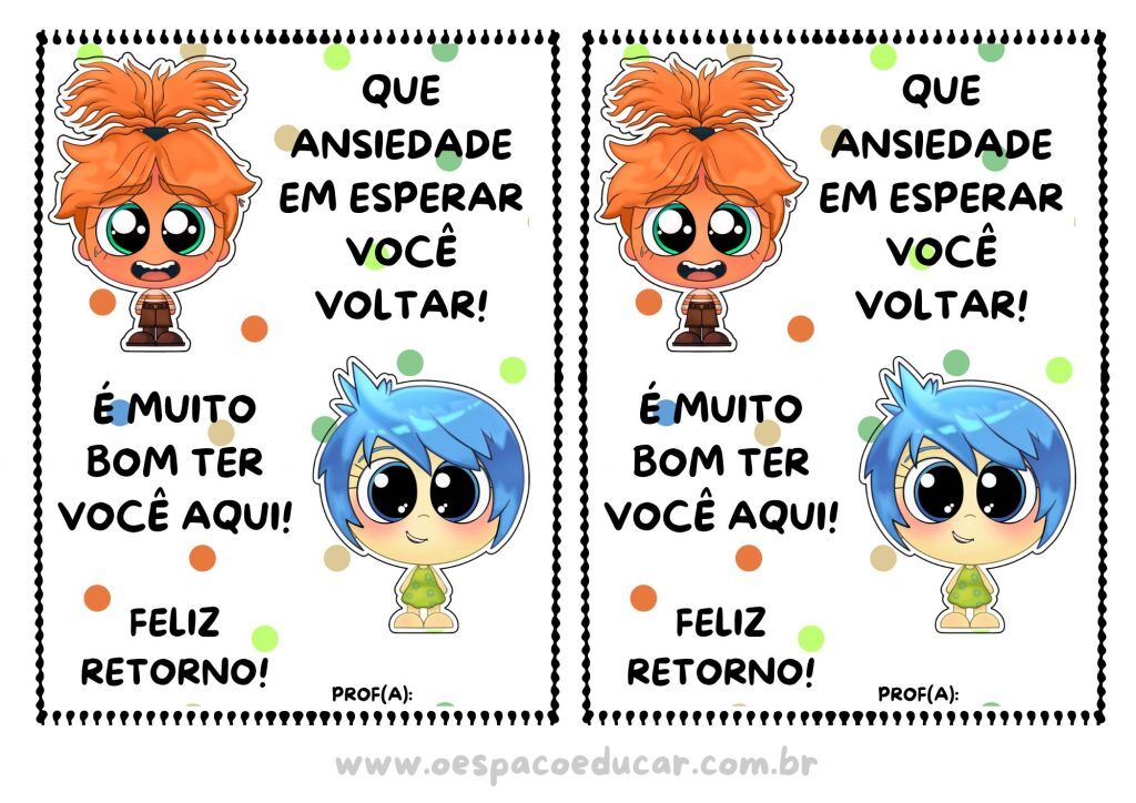 QUE ANSIEDADE ESPERAR PELO SEU RETORNO!