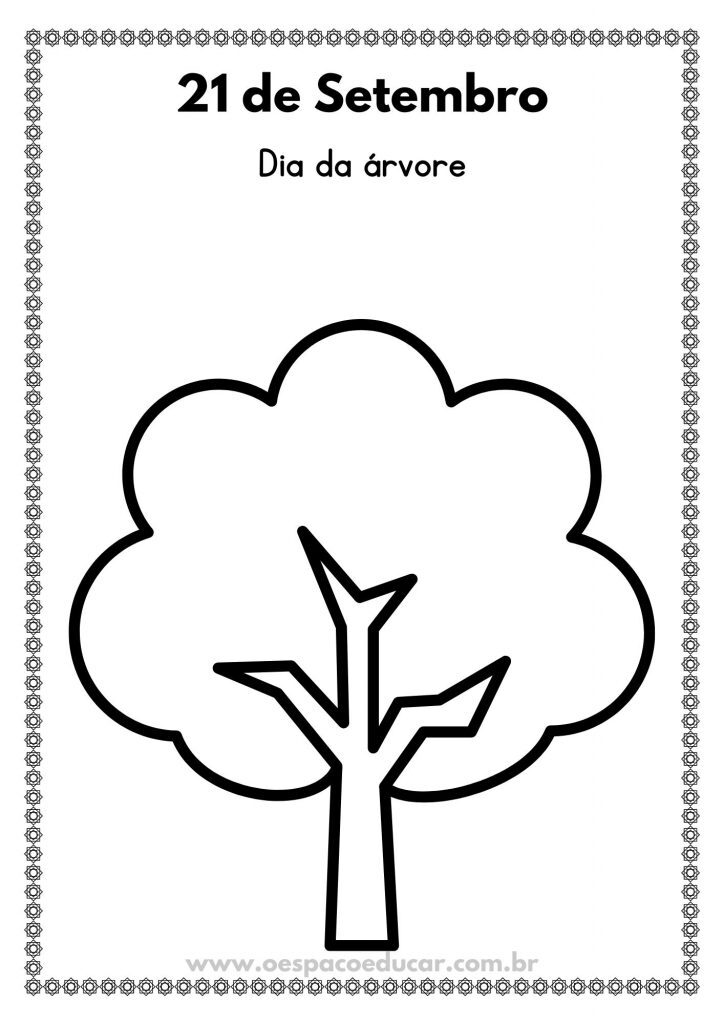 Dia da Árvore: para colorir!