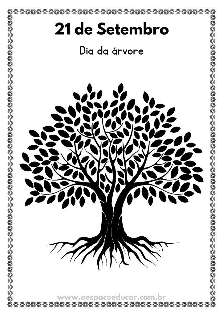 Dia da Árvore: para colorir!
