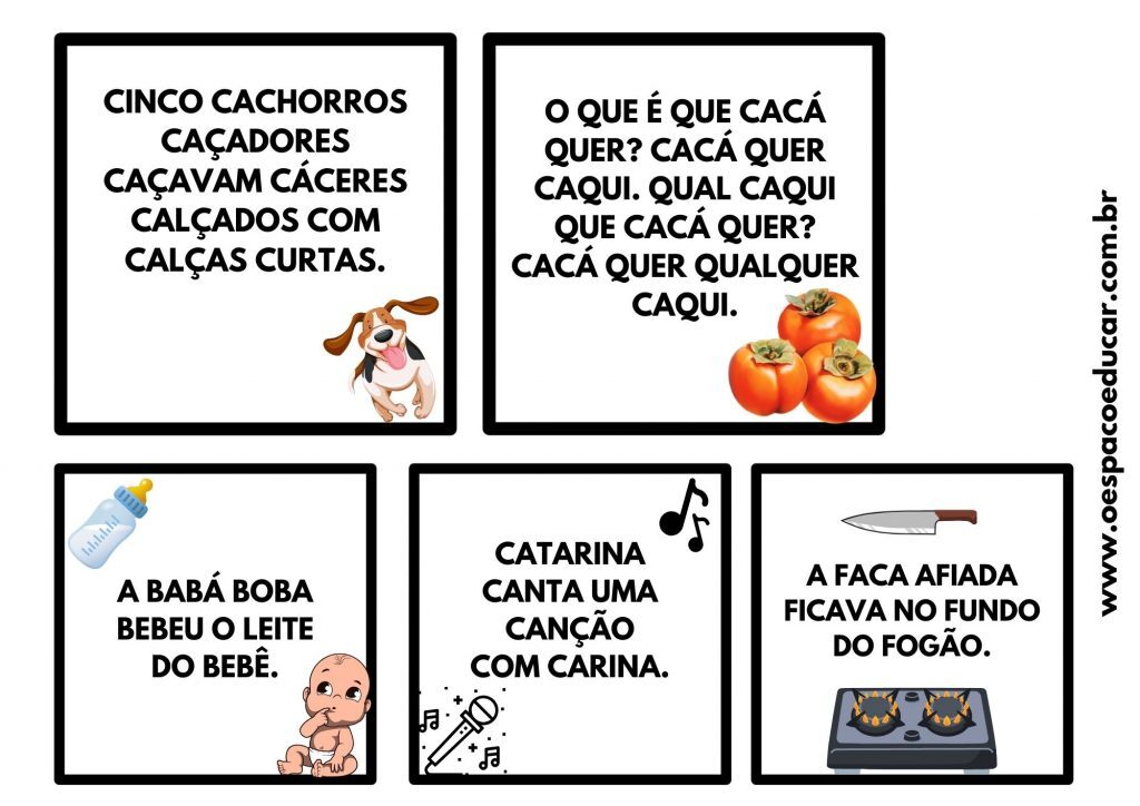 Trava-línguas!