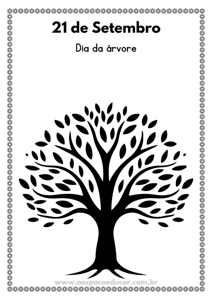 Dia da Árvore: para colorir!