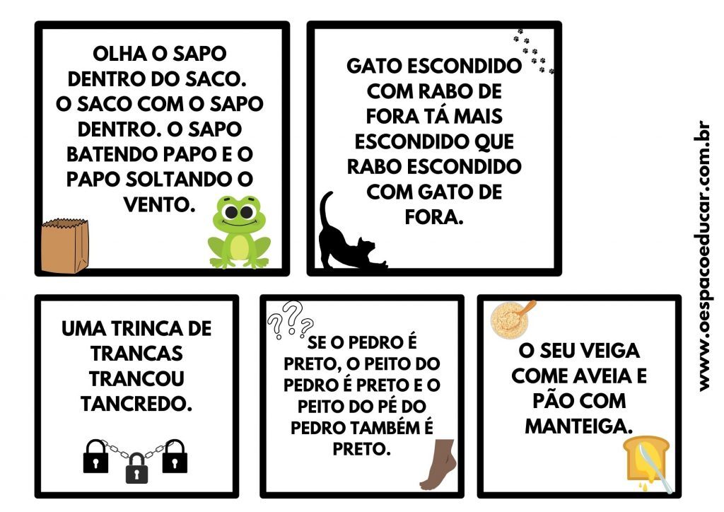 Trava-línguas!