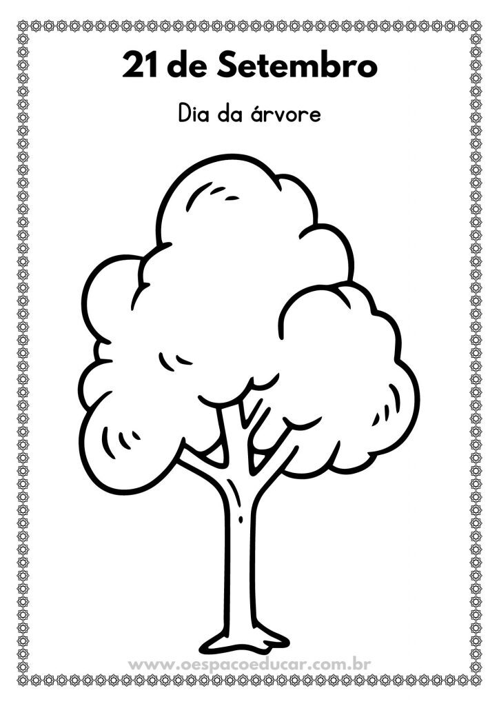 Dia da Árvore: para colorir!