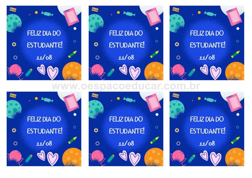 Feliz dia do estudante