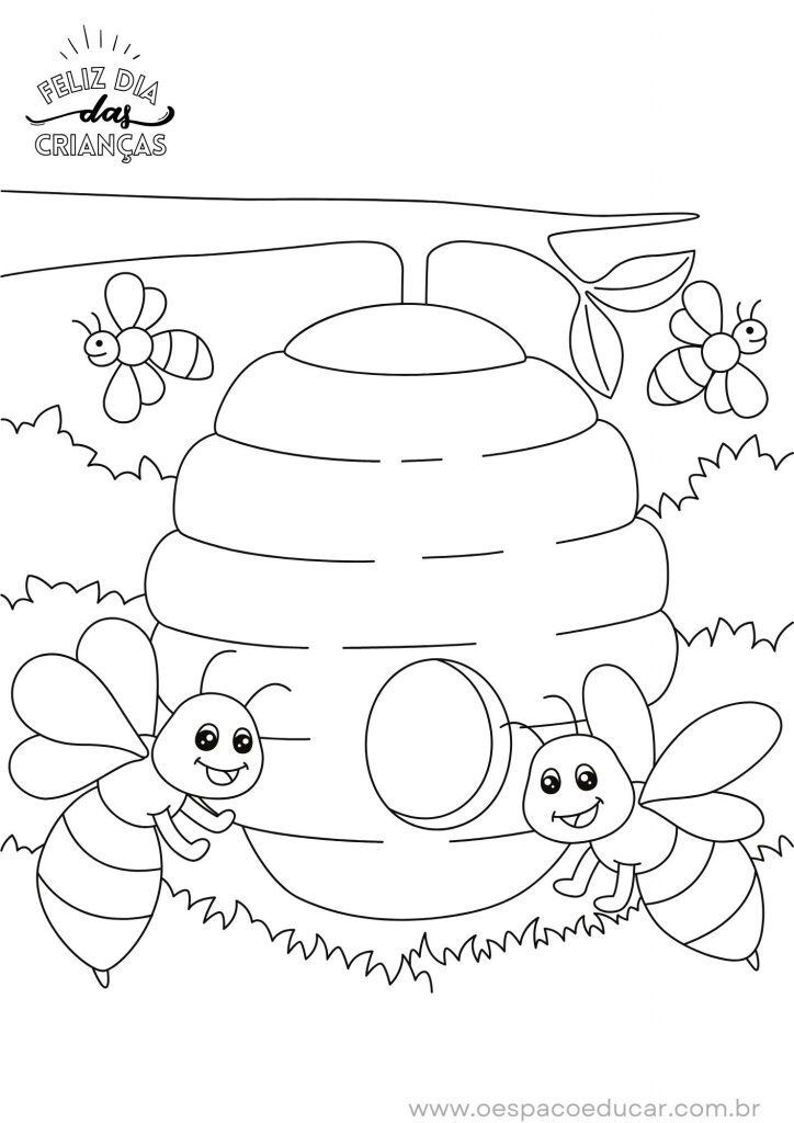 Dia das crianças: meu livro de colorir!