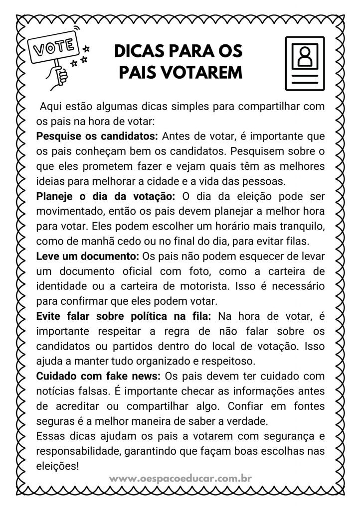 Atividades Eleições 2024!