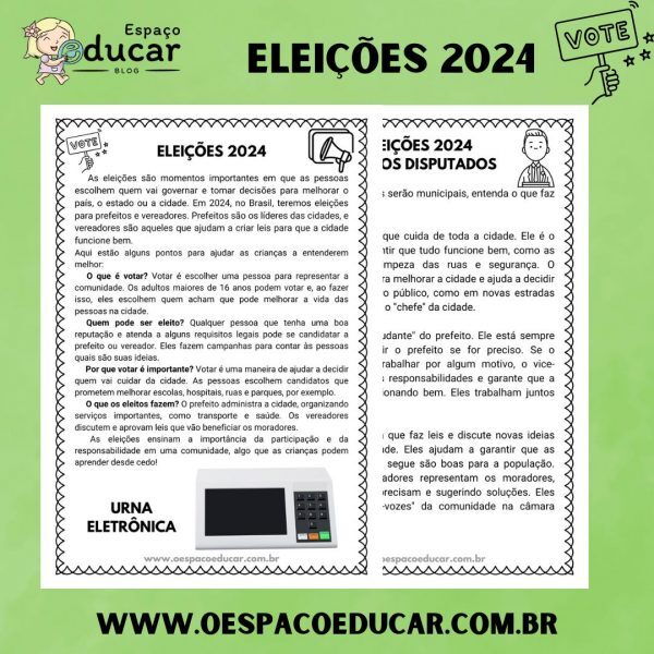 Atividades Eleições 2024!
