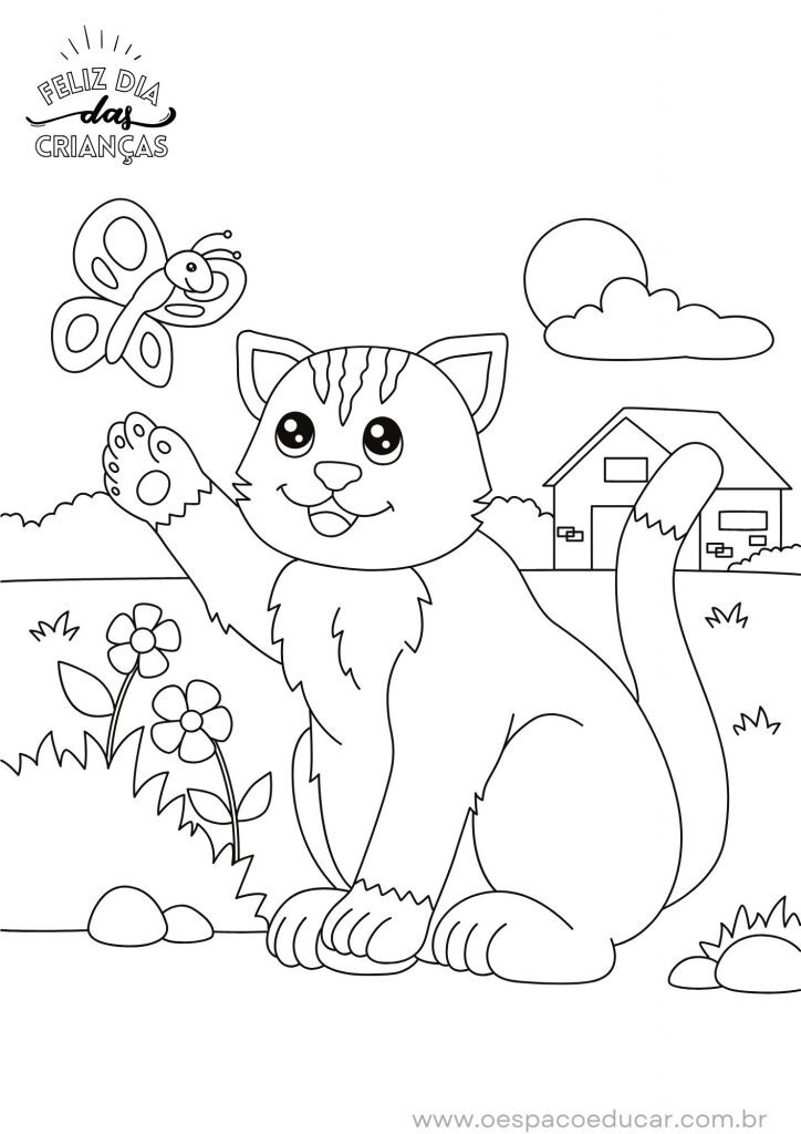 Dia das crianças: meu livro de colorir!