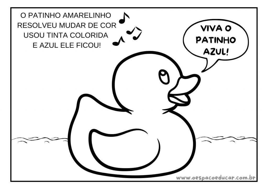 Educação Infantil: atividades patinho colorido!