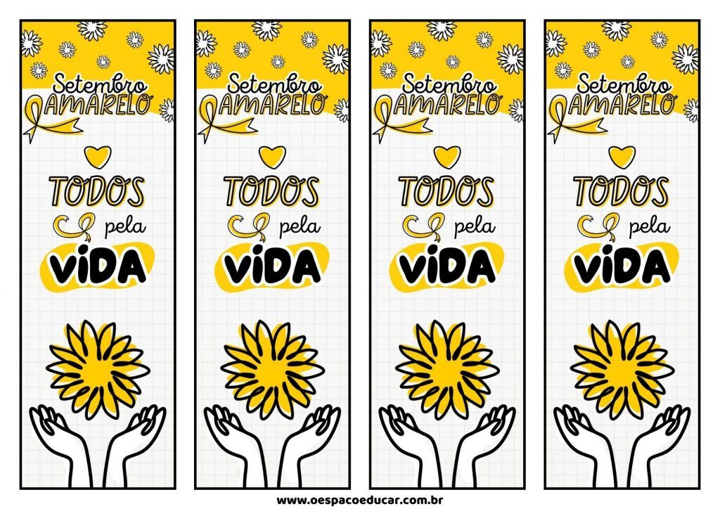 Setembro amarelo: marcadores!
