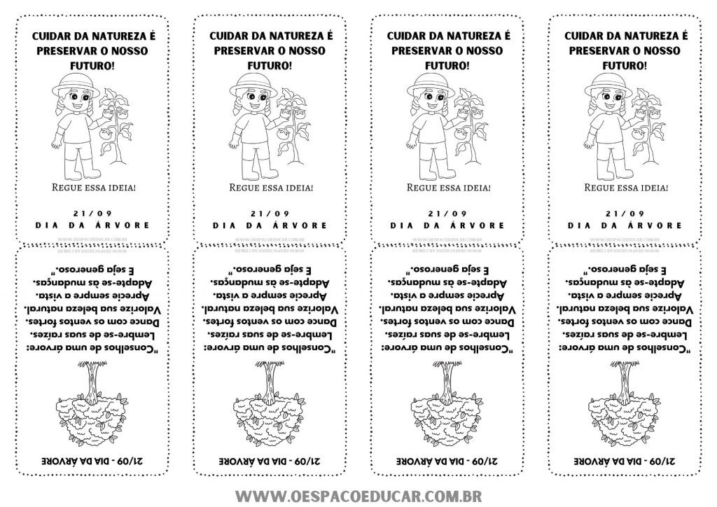 Dia da árvore: envelope com sementes!