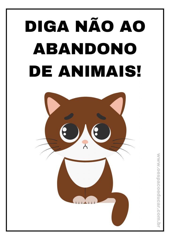 Dia dos animais: cartazes animais domésticos!