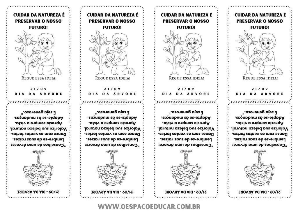 Dia da árvore: envelope com sementes!