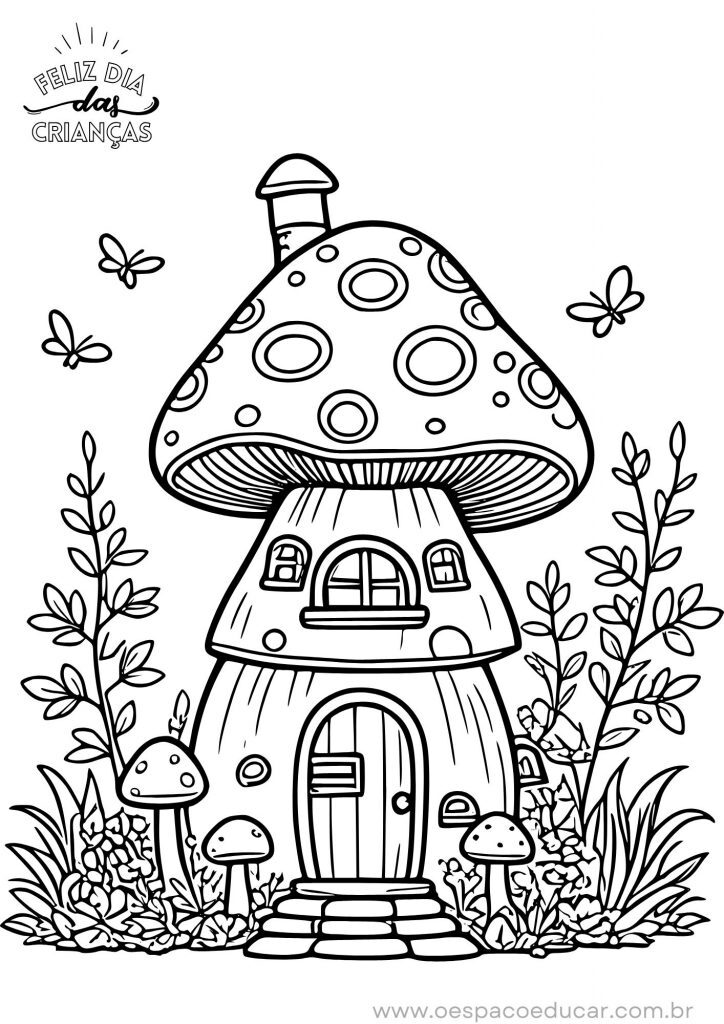 Dia das crianças: meu livro de colorir!