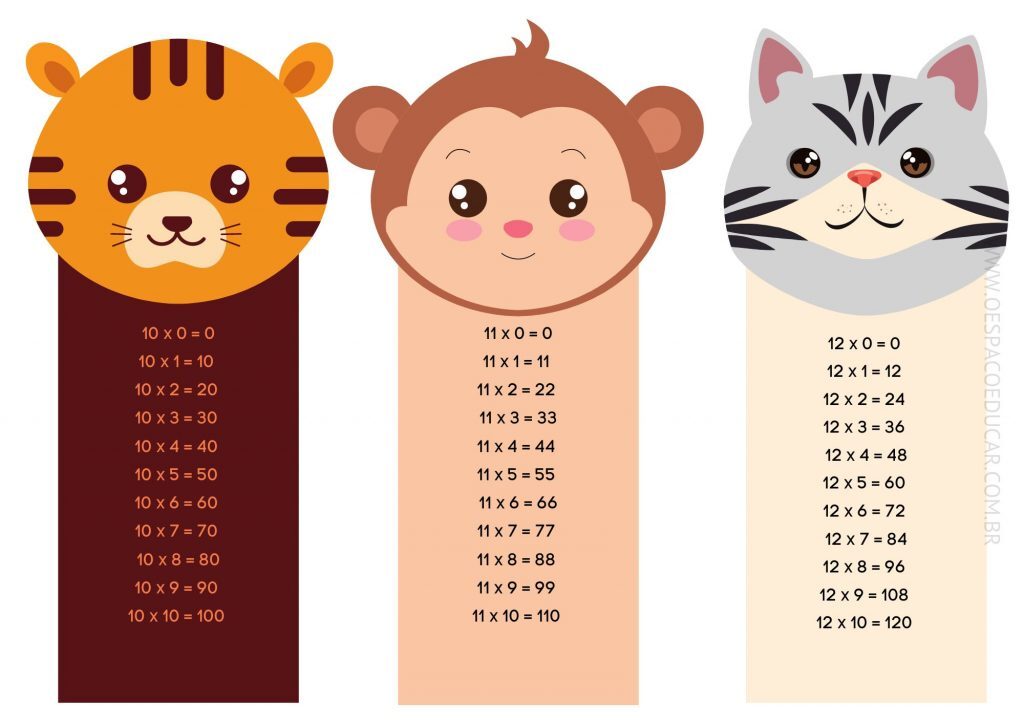 Tabuada dos animais!