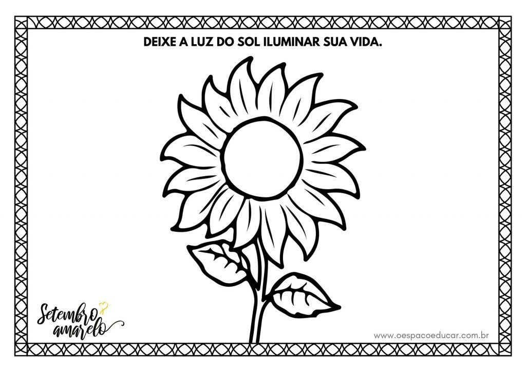 Educação Infantil: atividades setembro amarelo!