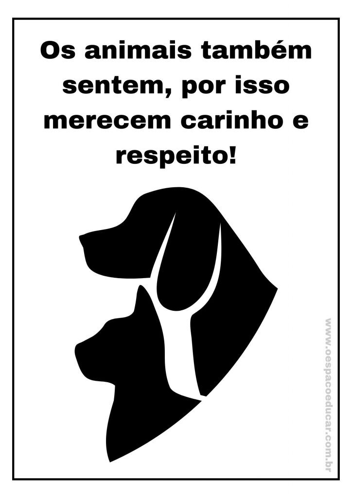 Dia dos animais: cartazes animais domésticos!