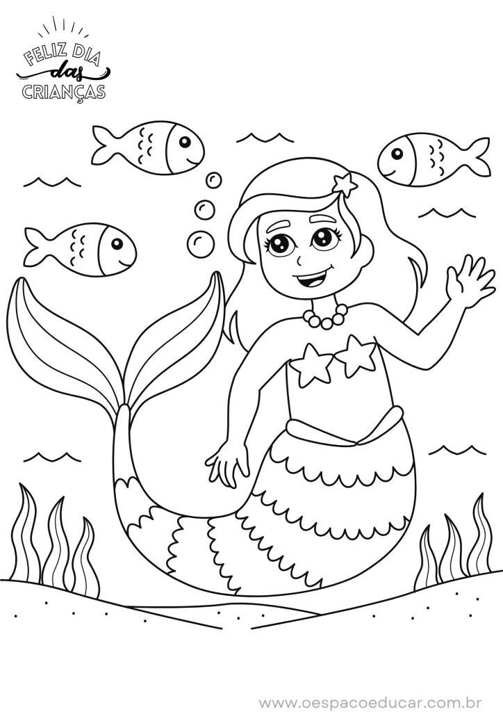 Dia das crianças: meu livro de colorir!
