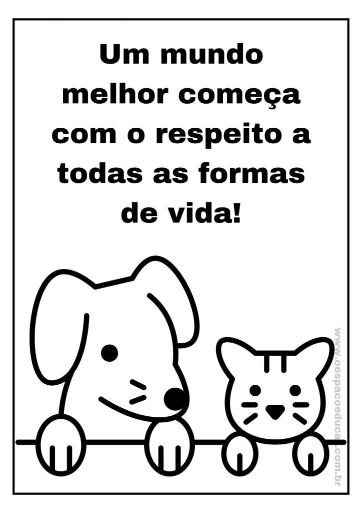Dia dos animais: cartazes animais domésticos!