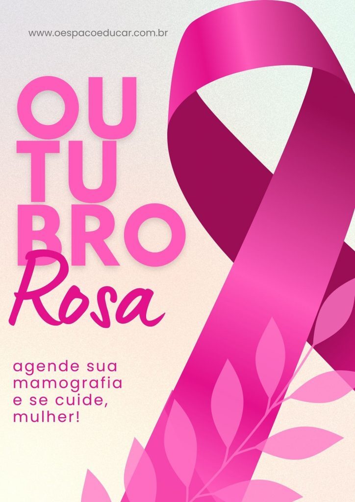 Outubro rosa: cartazes; tags e lembrancinhas!