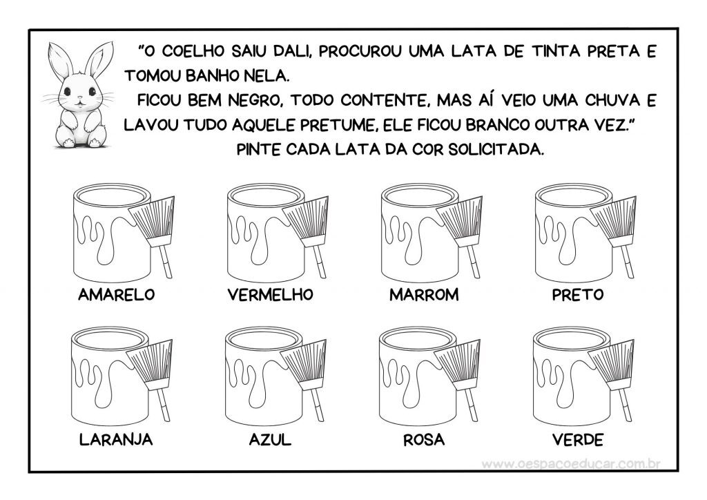 Ed. Infantil: Menina bonita do laço de fita
