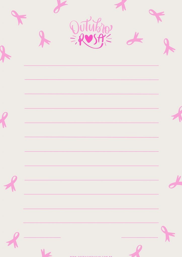 Outubro rosa: cartazes; tags e lembrancinhas!