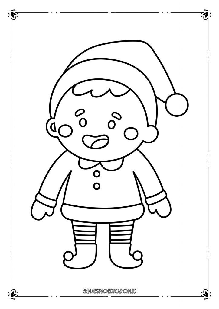 Natal: para colorir!