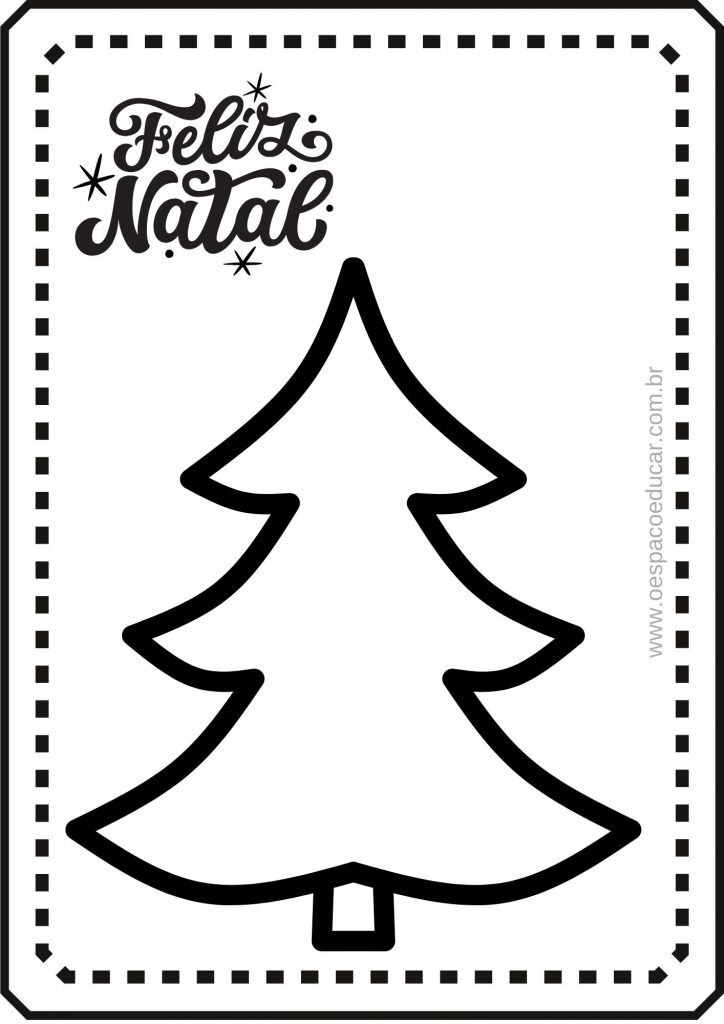 Natal: árvores para colorir e decorar!