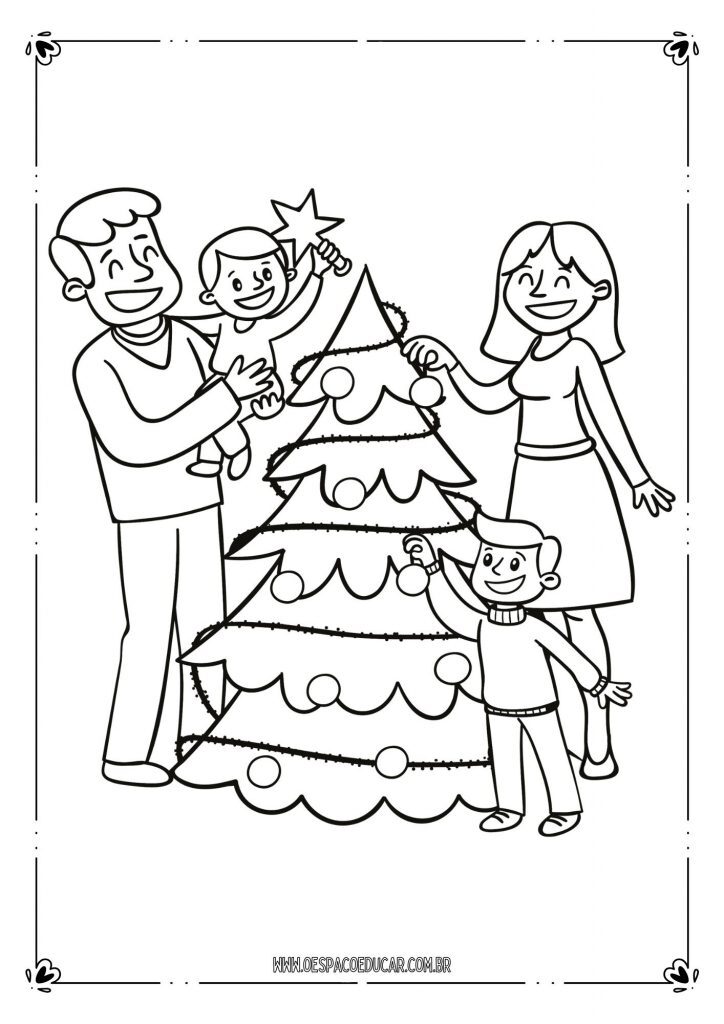 Natal: para colorir!