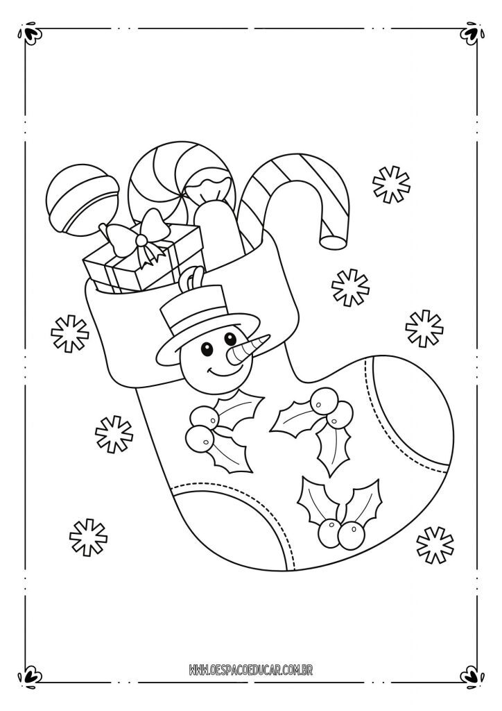 Natal: para colorir!