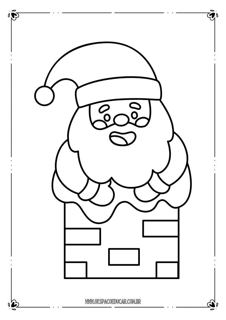 Natal: para colorir!