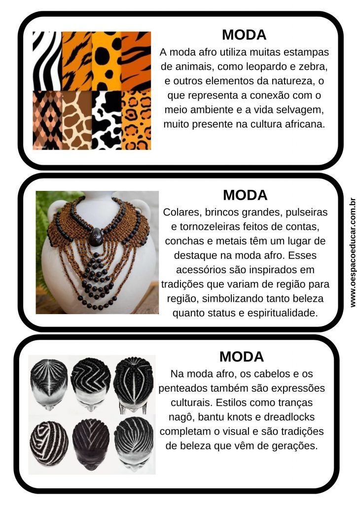 Fichas de leitura: elementos da cultura afro-brasileira!