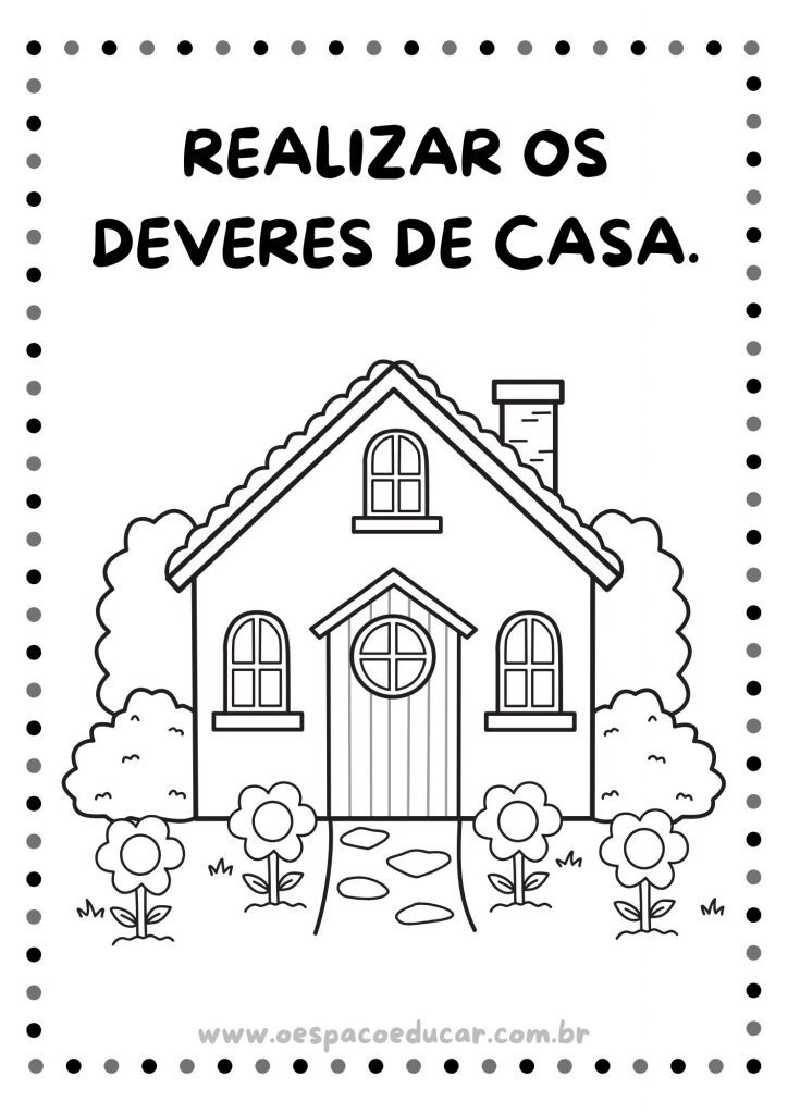 Combinados da turma para colorir!