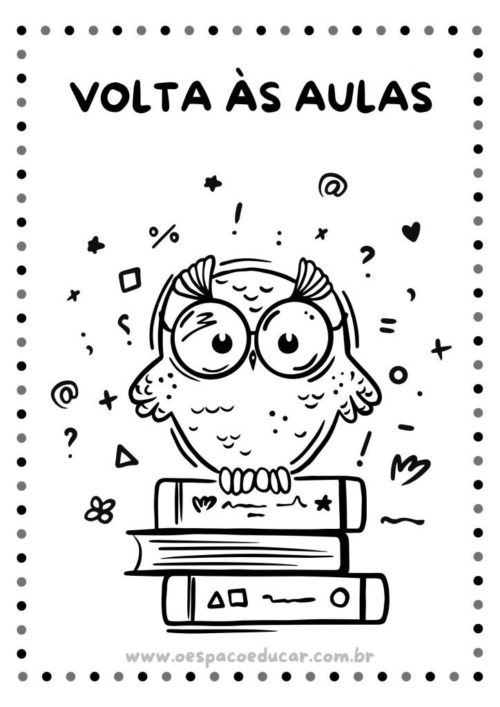 Volta às aulas: para colorir!