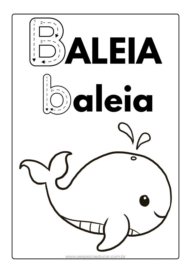 Educação Infantil: atividades letra B!